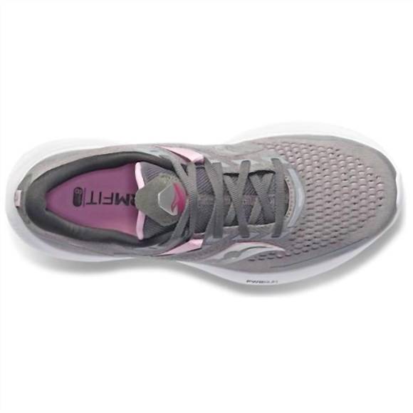 NEW SAUCONY women's ride 15 running shoes in alloy/quartz - Picture 3 of 3